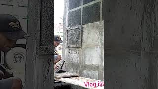tips membangun dinding keren #vlogs #constructionchannel #shortvideo