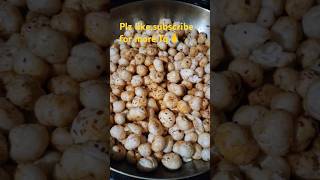 Healthy Snack with Makhana😋(reduces inflammation) #foxnuts #cooking #foodie #healthy #makhanarecipes