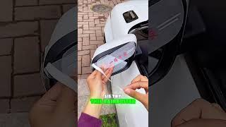 RAIN MIRROR MAGIC! ☔ How I Saved a Driver Mid-Storm (LIKE = FREE GADGET!)​#funny #comedy #tips