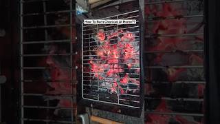 How to burn charcoal at home BBQ #ytshorts #shorts #barbeque #bbq #bbqgrills #barbecue #viralvideo