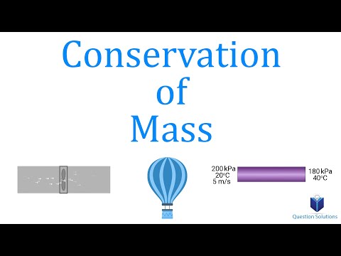 Conservation of Mass | Thermodynamics | (Solved Examples)