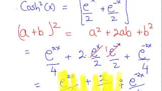 Hyperbolic Functions: Identity Proof (Tutorial Sheet Question 4 )