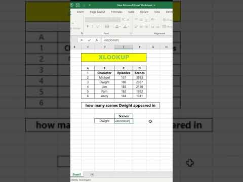 USE "XLOOKUP" INSTEAD OF "VLOOKUP" #youtubeshorts #shorts #exceltutorial