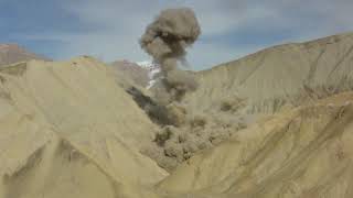 Mk 84 JDAM B1 Bomb Drop Afghanistan