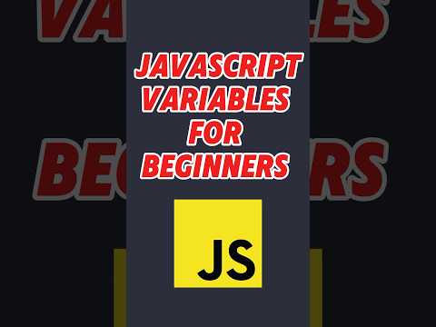 JavaScript variables for beginners #javascript #beginners #code #programming #learn
