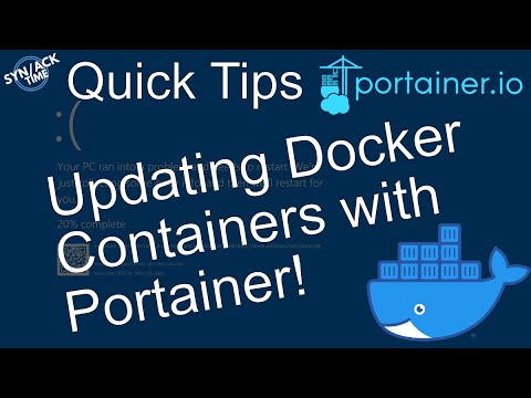 Quick Tips - Updating Containers inside Portainer
