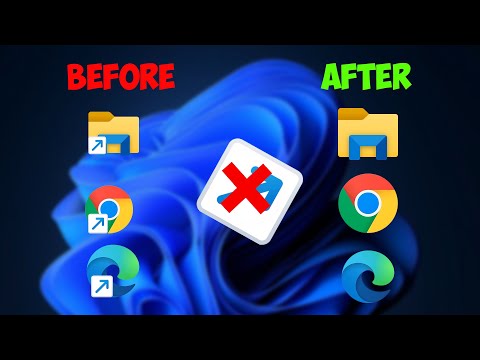 How To Remove Shortcut Icons in Windows 11 in 2024