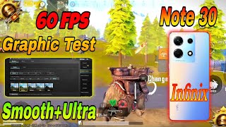 Infinix Note 30 Graphic Test 😍 Infinix Note 30 pubg test | smooth+ultra | 60 fps 🔥LeepaStar