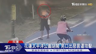 花蓮太平洋公園胡鬧 男口出惡言還攻擊 ｜TVBS新聞 @TVBSNEWS02