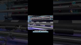 High Speed Wax Ribbon Slitting Machine #machine#funny #factory #slittingmachine #slitter #machinery