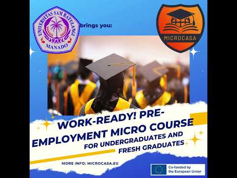 Upcoming microcourse by UNSRAT #microcasa