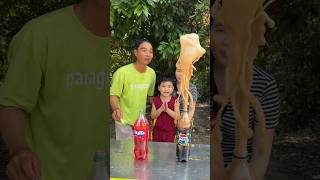 Pepsi VS mentos, Fanta VS mentos