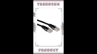 Spire Moulded CAT5e Patch Cable, 3 Metres, Full Copper, Black