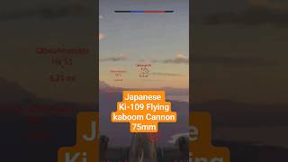 Japanese Ki-109 Flying Kaboom Cannon 75mm. #warthunder #gaming #ww2 #ww2games  #japan