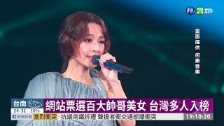 百大帥哥美女 台灣藝人被冠上五星旗 | 華視新聞 20201016