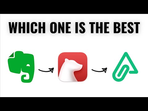 Evernote Vs Bear Vs Amplenote: (2025) Which One Is The Best For You?