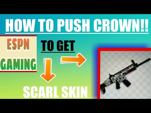 How To Reach Or Push Crown  To Get Scarl Skin In Pubg By[Gaming With Prag ] [TIPS AND TRICKS ] Hindi