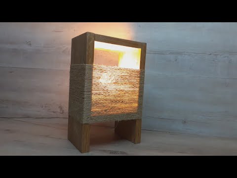 DIY Table Lamp - You can make now