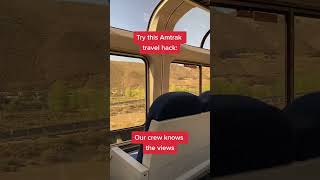 Try this #travelhack and never miss the best views. 🌄#shorts #amtrak #train #wanderlust