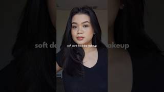 soft dark feminine makeup 🤍🖤