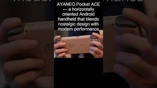AYANEO Pocket ACE: Retro Design Meets Snapdragon Power – Is It the Ultimate Handheld?
