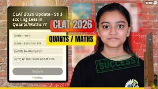 ❌ Maths ≠ Monster | Even a ZERO can turn into a 10+ — here’s how   | CLS CLAT 