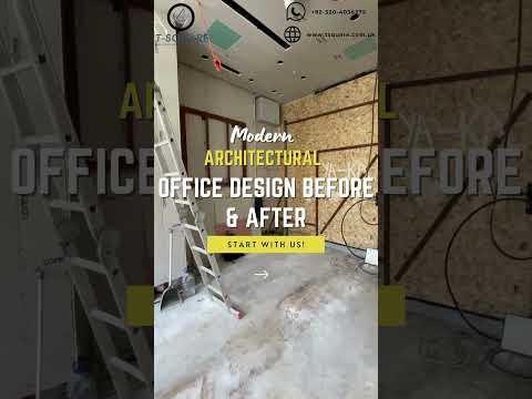 MODERN ARCHITECTURAL DESIGN OFFICE BEFORE & AFTER #architecture #interiordesign #villaarchitecture