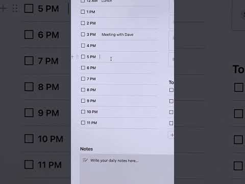 How to organize your life with a simple daily planner in Notion?