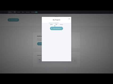 Projects - what are they and how to switch between
