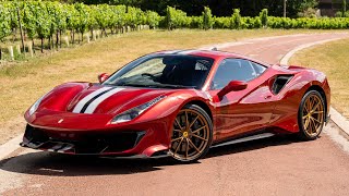 2019 Ferrari 488 Pista - Rosso Fiorano - Walkaround + Engine & Exhaust Sound