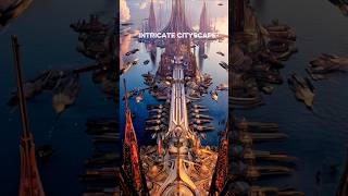 Subscribe!sci fi Futuristic city 2. #fantasygen #trailermovie #aicontent #war #short