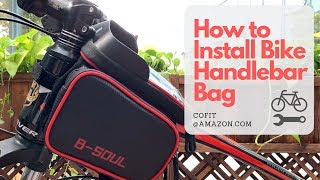 Easy to Install Cofit Bike Handlebar Bag