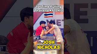 First met Josh last year in Vietnam! 1 year later, here we are 💪#eastsidearmwrestling #armwresting