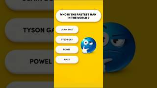 FASTEST MAN 🤯 IN THE WORLD 🌍❗ #quiz #gkshorts #generalknowledge