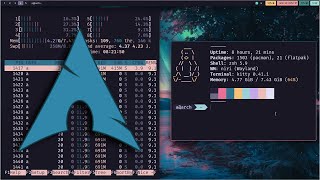 My new Linux Rice | Rose Pine, Niri WM + Arch