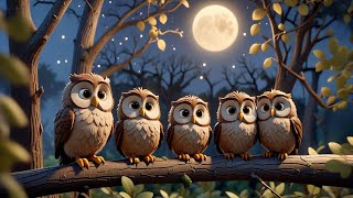Three Baby Owls Whoo Whoo Whoo | Owl Song for Kids | Counting Rhymes & Preschool Learning