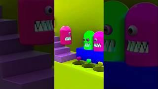 3D Monster Blocks Animation | Blender 😨📈🔔