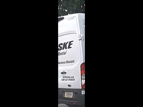 Vandals van with plate number