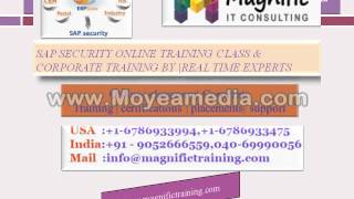 Sap security online training in kolkata,pune,mumbai