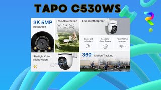 TP-Link Tapo C530WS Wireless Security Camera #tplink #tapo #wificamera