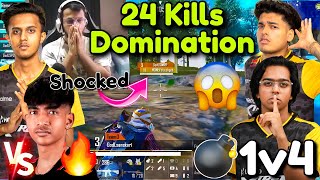 🇮🇳Spower ADMINO 1v4 🥵RNTX Shocked😱Simp Pan🍳 Zap Leaving 😢