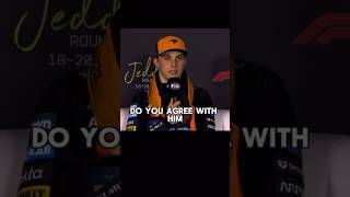 Oscar Piastri shuts down Lando Norris once again 😂😂 #oscarpiastri #landonorris #f1 #fyp #f1shorts