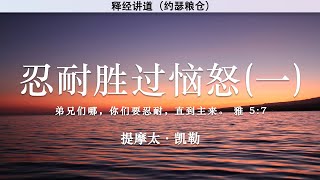 忍耐胜过恼怒（一）| 圣灵的果子系列（五）| 提摩太·凯勒 | 释经讲道