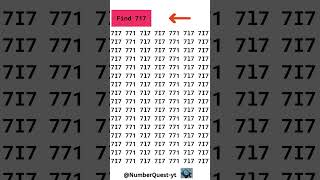 Only Geniuses Can Spot the Odd Number Out! 👀🔥  485