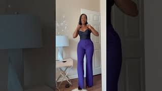 Purple wide leg pants #fashioninspo #fashionstyle #widelegpants #purple #ootd #shopltk