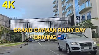Driving in the Rain Through Grand Cayman 🇰🇾 | West Bay to Camana Bay – Real Island Life!