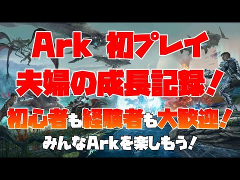 【生放送】Ark初プレイ夫婦の成長記録：４日目(夜の部)