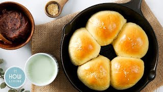 【簡單甜點】紅豆麻糬麵包 Azuki Mochi Bread │HowLiving美味生活