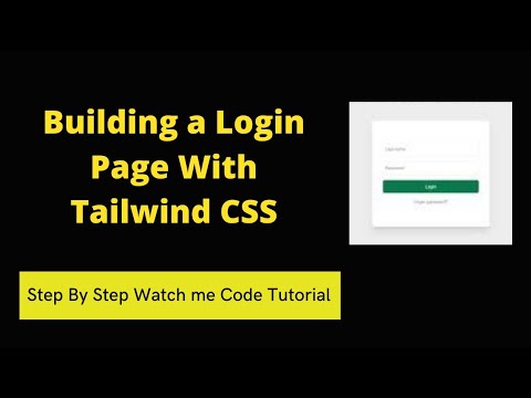 Tailwind CSS Login Page Design | SadDamniT