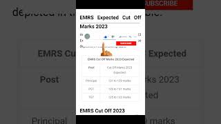 emrs pgt tgt cut off 2023 #shorts #youtubeshorts #trendingshorts #viralshorts